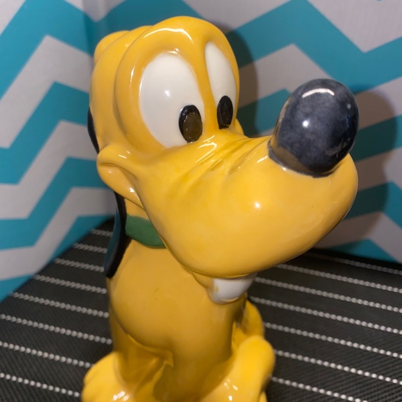 ⚡️LAST CHANCE⚡️ Disney Pluto Handpainted Ceramic Figure 9” Tall - Picture 5 of 5